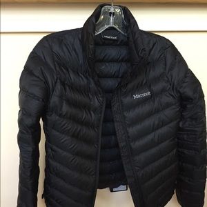 Marmot black puffer jacket